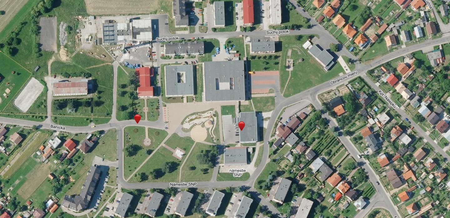 Mapa — Bowling Franky, Lehota pod Vtáčnikom